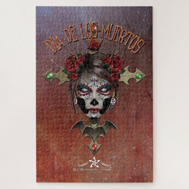Quebra-cabeça D.D.L.M. La Catrina (Vertical)