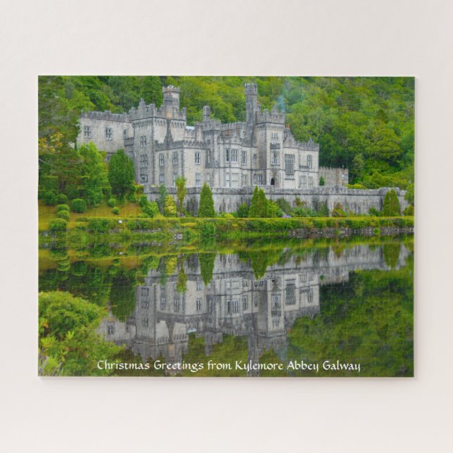 Quebra-cabeça da Abadia de Kylemore Galway Irlanda (Horizontal)