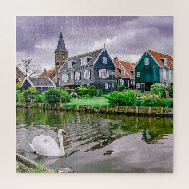 Quebra-cabeça da Aldeia Neerlandesa Marken Jigsee (Vertical)