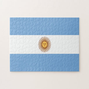 Quebra-cabeça da Argentina Flag Jigsaw