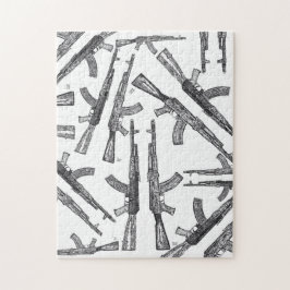 Quebra-cabeça da arma de fogo de AK47