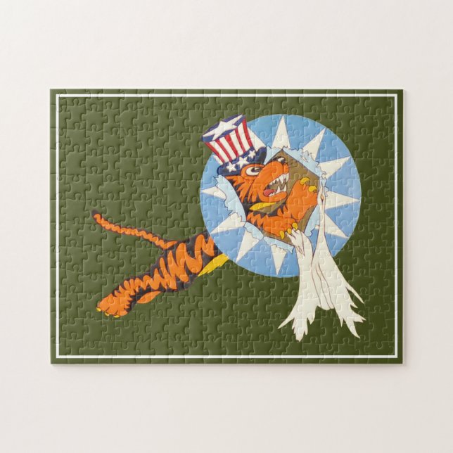 Quebra-cabeça da arte do nariz do avião de combate (Horizontal)