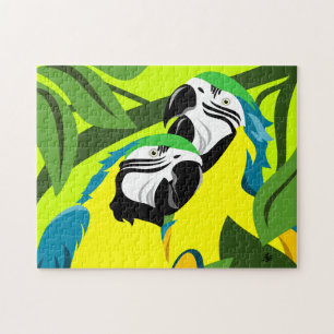 Quebra-cabeça da arte do papagaio