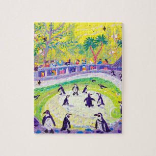 Quebra-cabeça da arte: Pinguins pelo tintureiro d