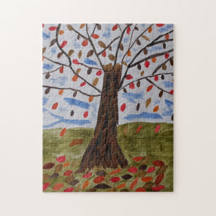 Quebra-cabeça da Árvore de Outono