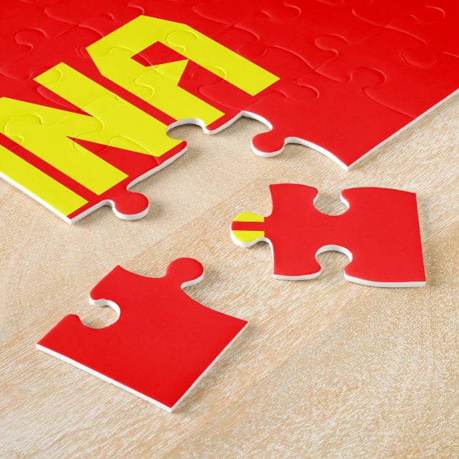 Quebra-cabeça da bandeira da China (Lateral)