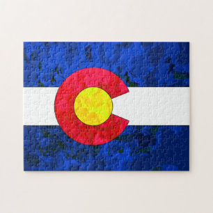 Quebra-cabeça da BANDEIRA de COLORADO