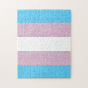 Quebra-cabeça da bandeira do Transgender