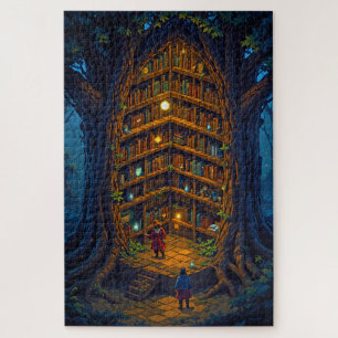 Quebra-cabeça da Biblioteca de Árvores Oculta