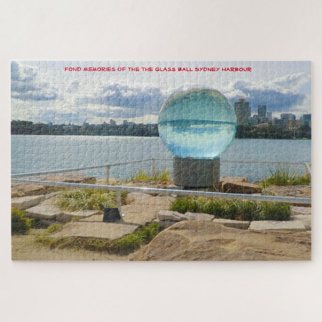 Quebra-cabeça da Bola de Vidro Sydney Harbor Austr (Horizontal)