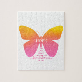 Quebra-cabeça da borboleta da esperança de