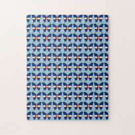 Quebra-cabeça da borboleta de bandeira do Colorado