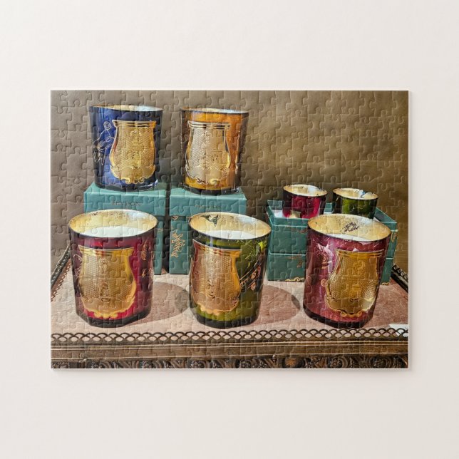Quebra-cabeça da Butique de Velas Parisiense, 11"  (Horizontal)
