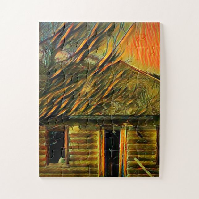 Quebra-cabeça da cabine (Vertical)
