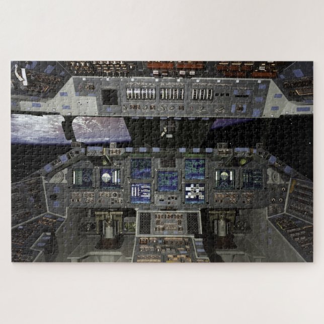 Quebra-cabeça da cabine do ônibus espacial (Horizontal)