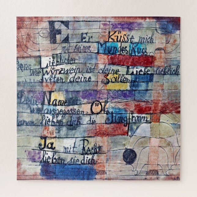 Quebra-cabeça Da canção das músicas, Klee (Vertical)