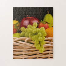 Quebra-cabeça da cesta de fruta