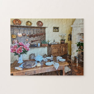 Quebra-cabeça da Cozinha do Velho Mundo, 28 cm x 3