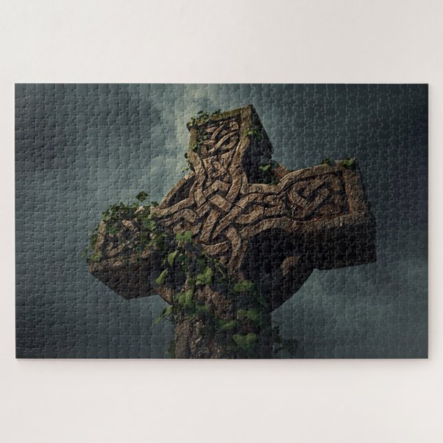 Quebra-cabeça da Cruz do Nó Celta (Horizontal)
