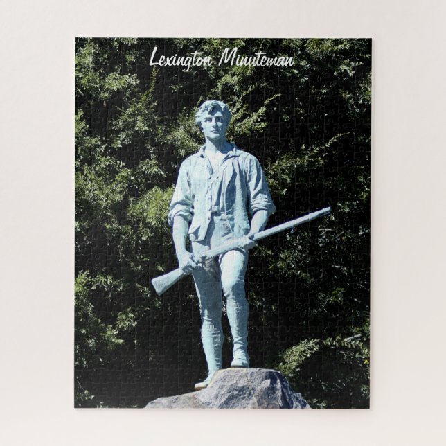 Quebra-cabeça da Estátua do Minuteman de Lexington (Vertical)