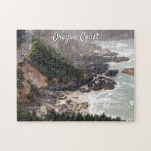 Quebra-cabeça da estrada 101 da costa de Oregon