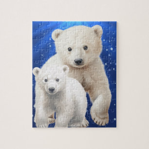 Quebra-cabeça da família Polar Bear