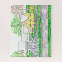 Quebra-cabeça da Farmhouse Amarela
