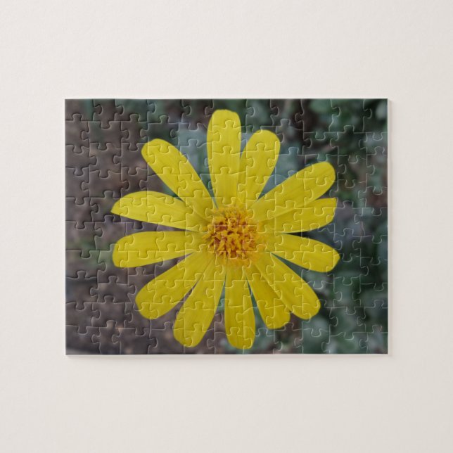 Quebra-cabeça da Flor Amarela (Horizontal)