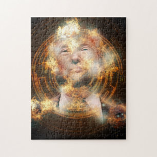 Quebra-cabeça da foto de Donald Trump 11x14 com
