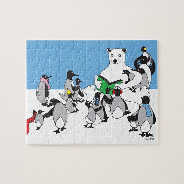 Quebra-cabeça da História do Urso Polar (Horizontal)