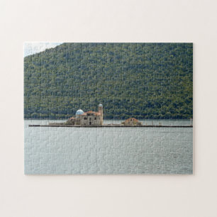 Quebra-cabeça da igreja da ilha de Montenegro