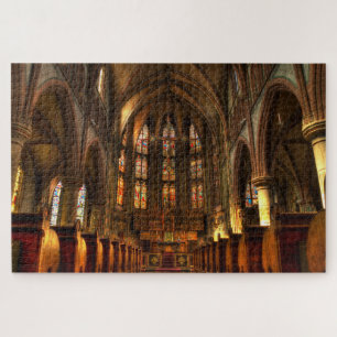 quebra-cabeça da igreja medieval