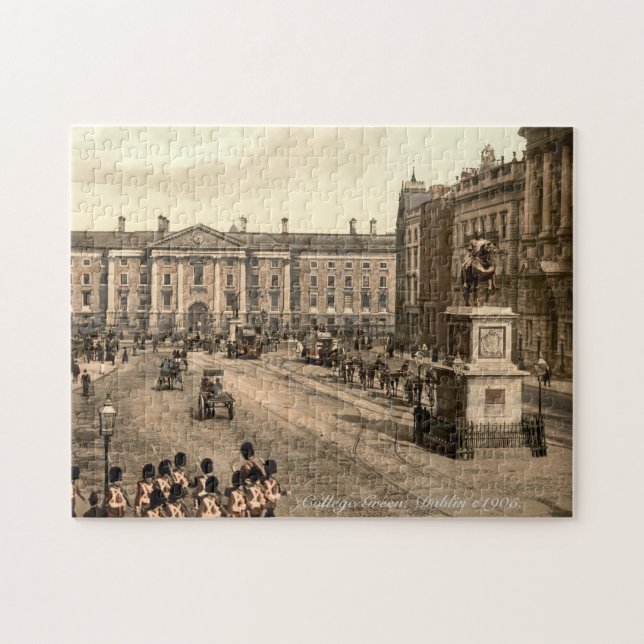 Quebra-cabeça da Irlanda, c1905 College Green Dubl (Horizontal)