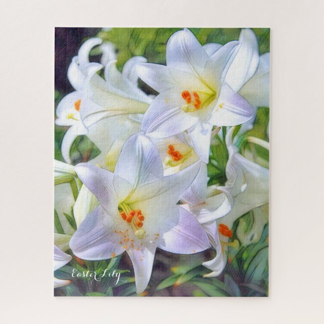 Quebra-cabeça da Lírio da Páscoa [flor] (Vertical)