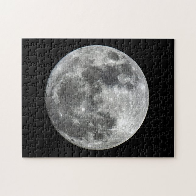 Quebra-cabeça da lua de Supermoon (Horizontal)