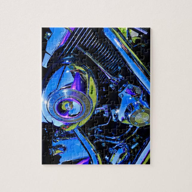 Quebra-cabeça da motocicleta (Vertical)