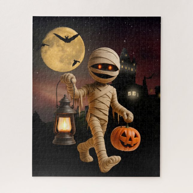Quebra-cabeça da Múmia do Halloween (Vertical)