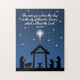 Quebra-cabeça da natividade do Natal