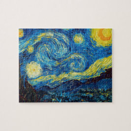 Quebra-cabeça da noite estrelado de Van Gogh