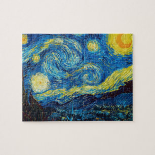 Quebra-cabeça da noite estrelado de Van Gogh