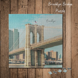 Quebra-cabeça da ponte do Brooklyn em Nova Iorque