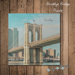 Quebra-cabeça da ponte do Brooklyn em Nova Iorque