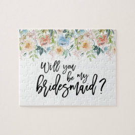 Quebra-cabeça da Proposta Floral de Bridesmaid do 
