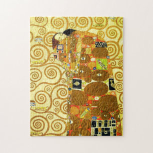 Quebra-cabeça da realização de Gustavo Klimt