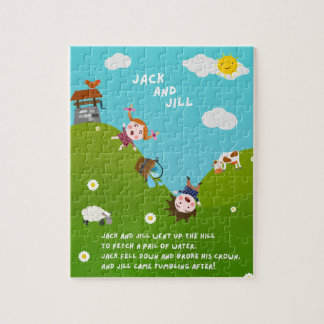 Quebra-cabeça da Rima Infantil Jack e Jill
