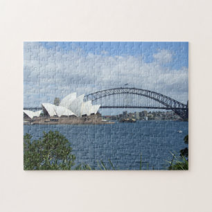 Quebra-cabeça da skyline do porto de Sydney