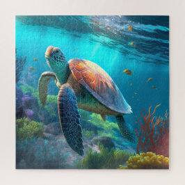 Quebra-cabeça da Tartaruga Pronta - Apenas adicion