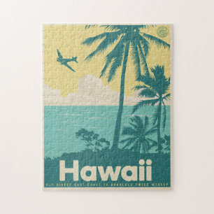Quebra-cabeça da Vintage Honolulu Aviation