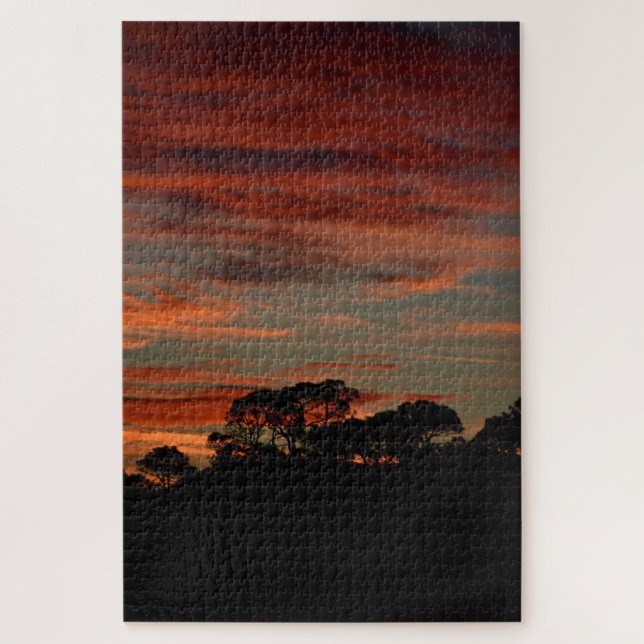 Quebra-cabeça da Vista do Pôr do Sol (Vertical)