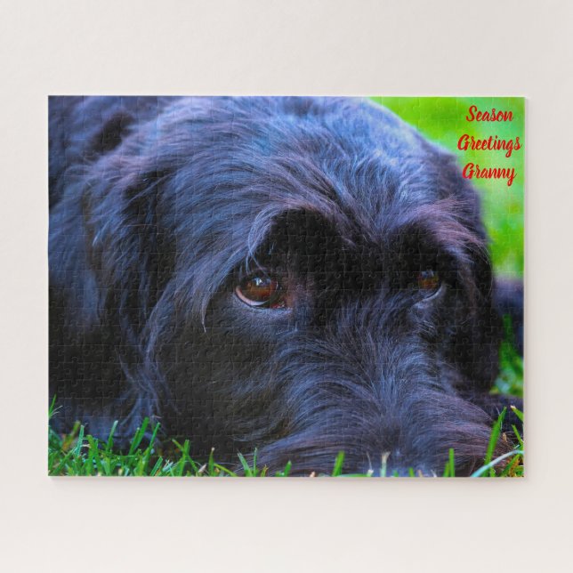 Quebra-cabeça da vovó de Natal (Horizontal)